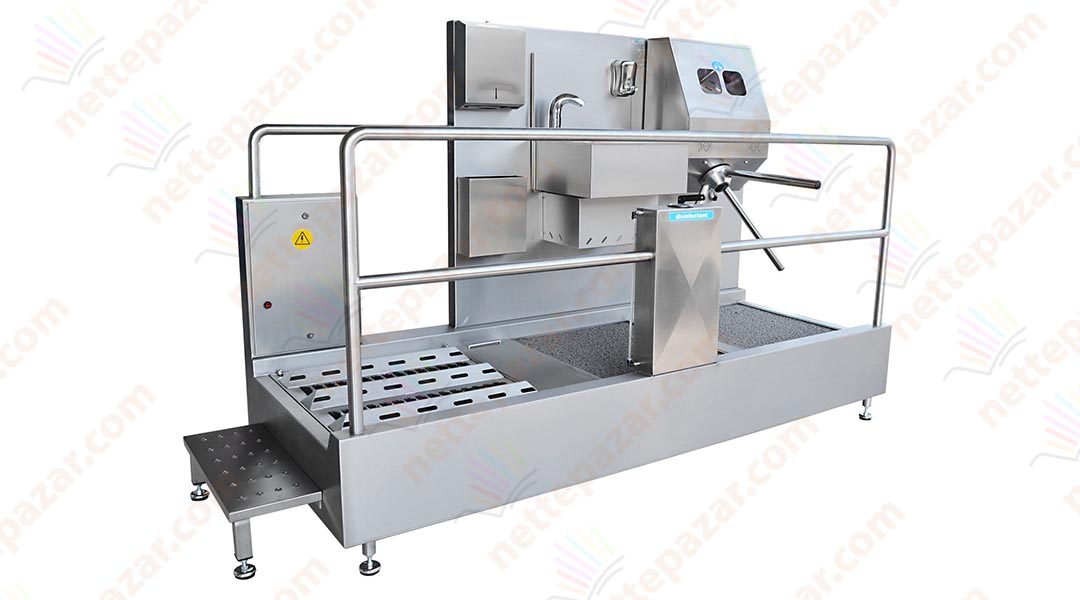 Sanitary Station for Disinfection of Shoe Soles and Hands (with Non-contact Sink) HB-T-2400