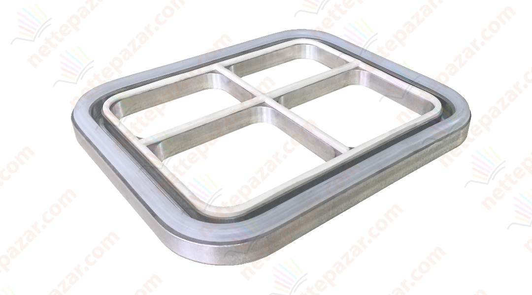 4 Compartment Mold for Clio 35 Tray Sealer 227x178